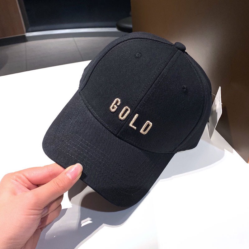 [Mã FAMARAL1 giảm 10K đơn 50K]Mũ Lưỡi Trai Nón Kết Nhung Cao Cấp Thêu Chữ GOLD 428 Phong Cách Ulzzang Form Unisex Nam Nữ