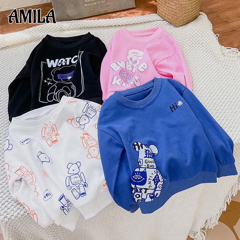 AMILA áo thun bé trai hàn quốc