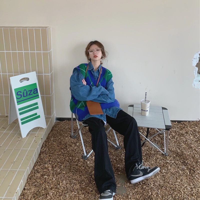 Áo khoác ghi lê Pure Cube dệt kim thời trang nữ tính