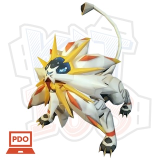 Mô hình giấy Pokemon Solgaleo