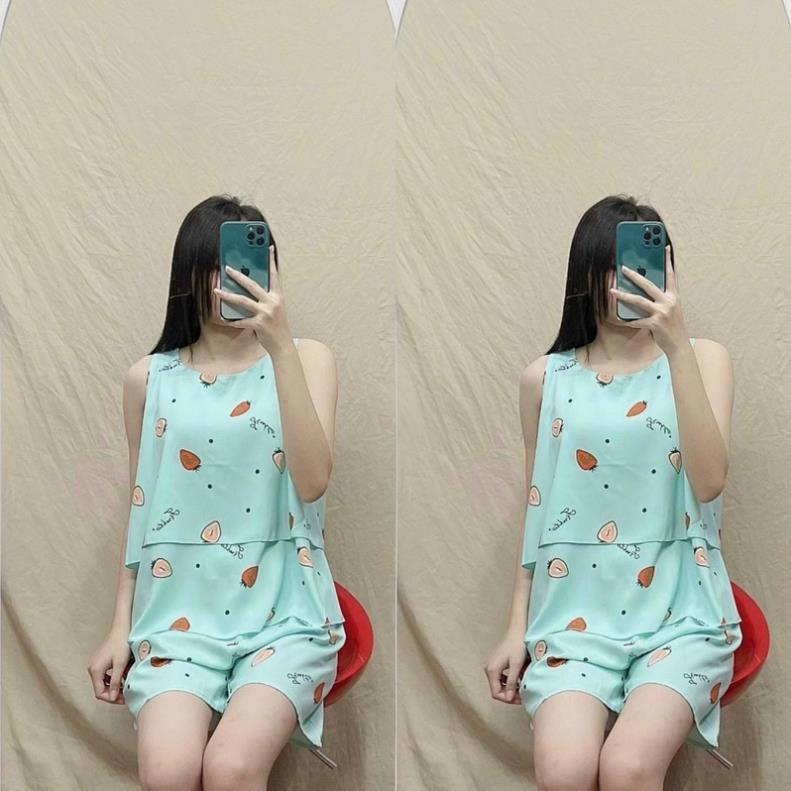 Bộ đồ bầu mùa hè LANH CỘC 2 TẦNG siêu thoáng mát (quần có chun chỉnh vừa vặn)