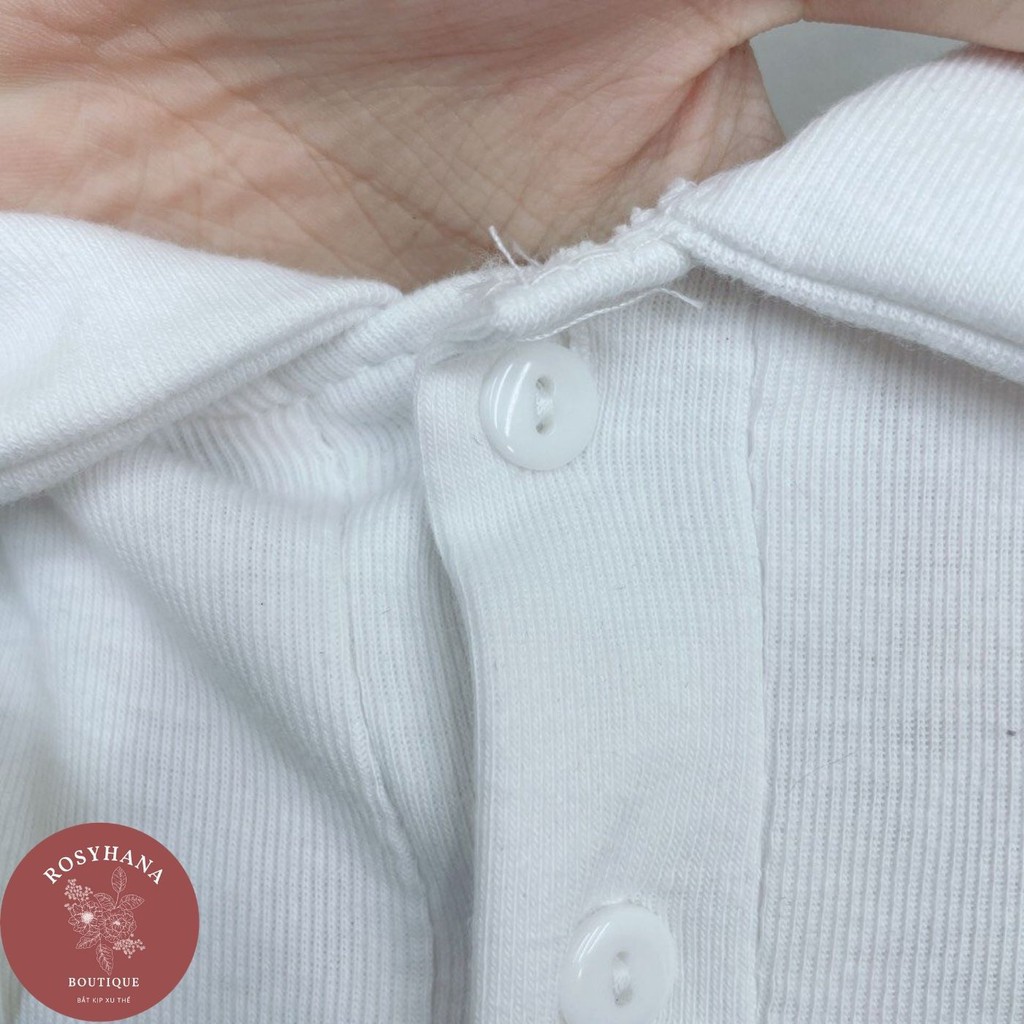 Váy Polo Cổ Bẻ Thêu Gấu Chất Liệu Bozip_ROSYHANA_CÓ ĐÁNG GIÁ VÀ VIDEO