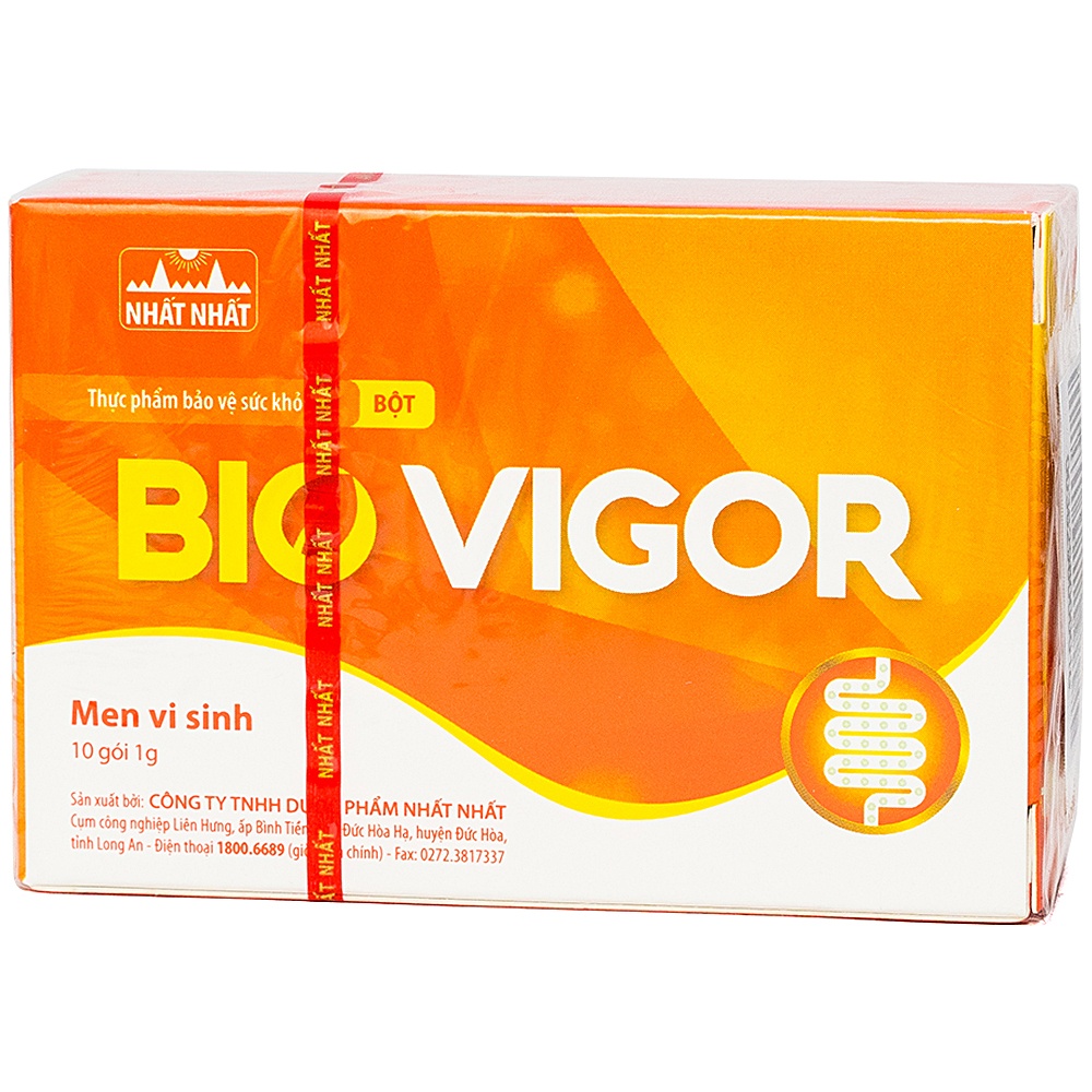 (CHÍNH HÃNG) Men vi sinh BIO VIGOR (Hộp 10 gói), giúp bổ sung vi khuẩn có ích, hỗ trợ giảm nguy cơ rối loạn tiêu hóa