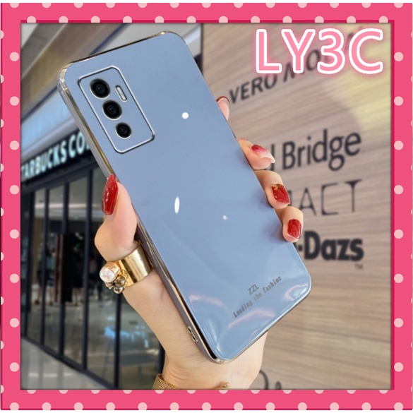Ốp Điện Thoại Silicone Mềm Mạ Điện LY3C Cho Vivo V23E 5g / V23 5g / V20 / V21 / V15 / V11i / V20 PRO