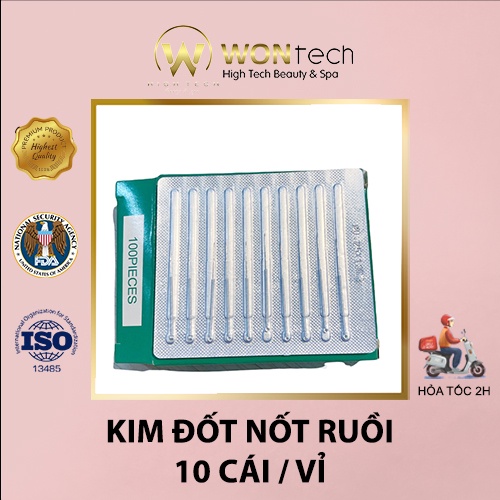 [WONTECH] Vỉ Kim Đốt Nốt Ruồi Nhỏ.