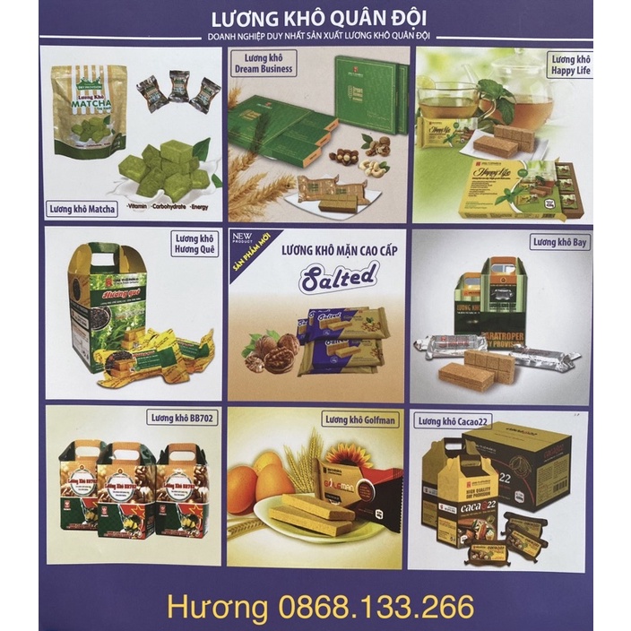 Mix các vị lương khô quân đội , mỗi loại 1 gói