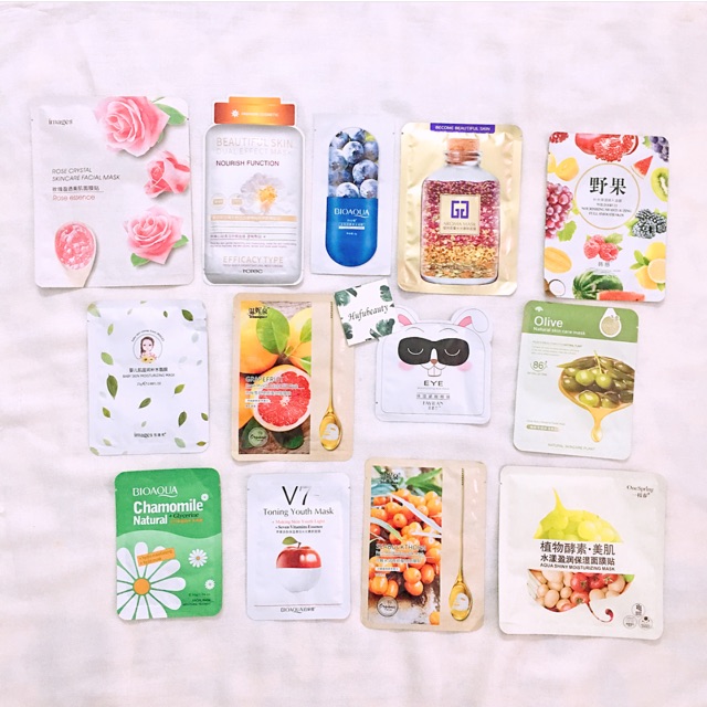 Combo mặt nạ trái cây 2