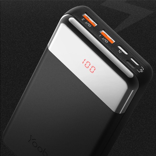 Sạc dự phòng yoobao 20000 mAh,sạc nhanh,hỗ trợ PD,sạc nhanh 3.0