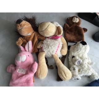 Balo rối tay, xếp hình cho bé