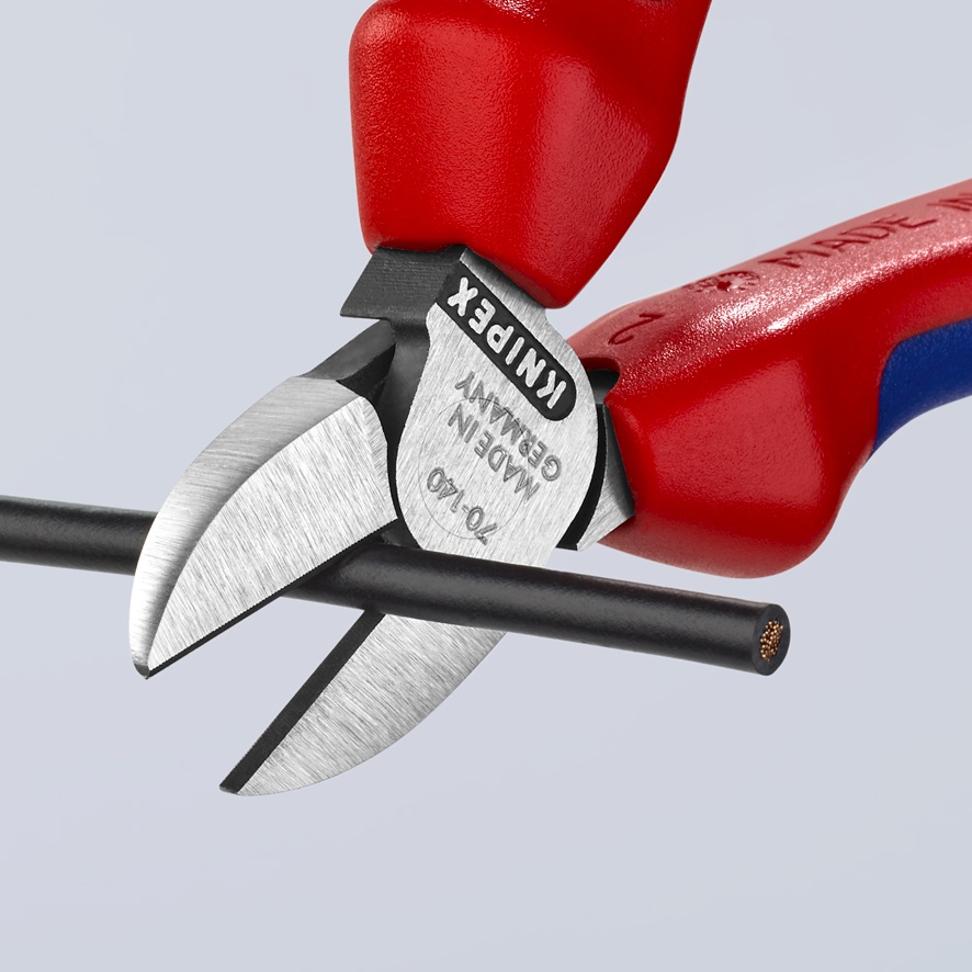 Kìm Cắt Mũi Thon Chiều Dài 140mm Knipex 70 01 140/ Tay Êm 70 02 140/ Mạ chrome 70 05 140 & Cách Điện 1000 Volt 70 06 140