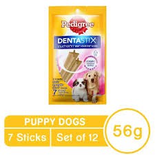 12 gói thức ăn chó pedigree dentastix 56gr - date 1.2025