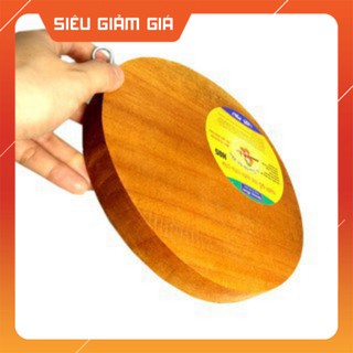 Thớt gỗ me sừn tròn dày dặn