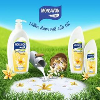 sữa tắm Monsavon hương vani 1000ml mẫu mới