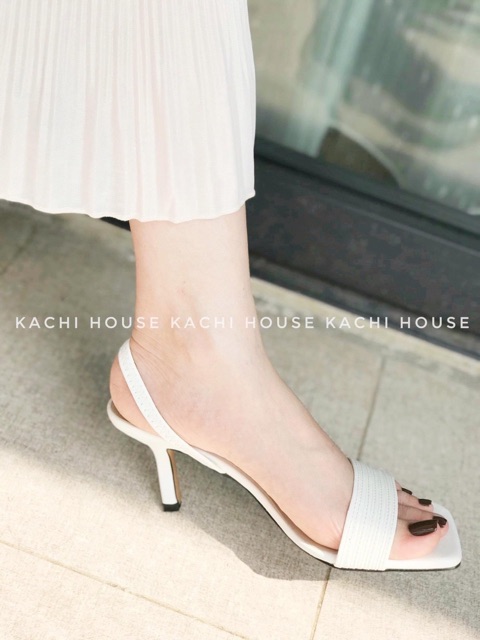Dép sandal gót nhọn 7cm mã M4