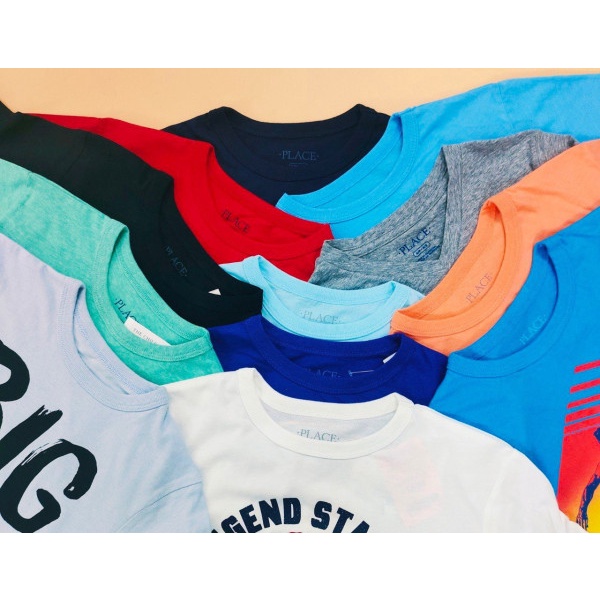 Áo phông bé trai size Đại Áo thun Place bé trai xuất dư 4 đến 16 tuổi - ATPD
