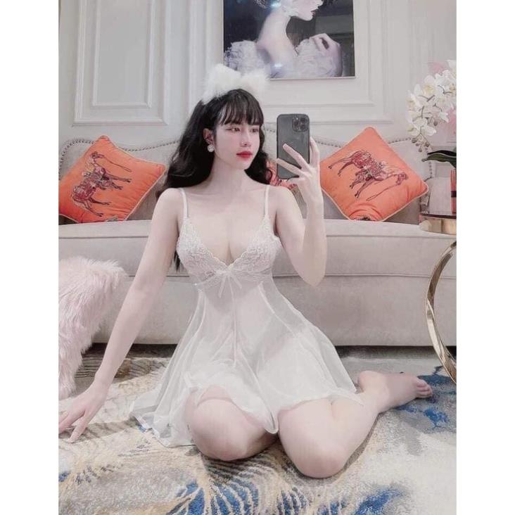 (M.52) Váy ngủ sexy cao cấp Đầm mặc nhà gợi cảm quyến rũ
