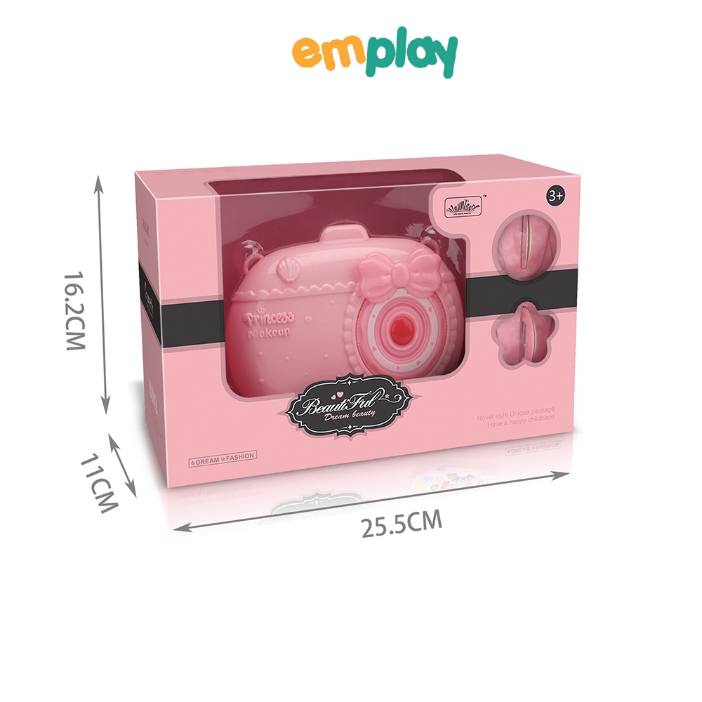 Đồ chơi trang điểm hình máy ảnh, có dây đeo chéo sành điệu, chất liệu trang điểm thật đã được kiểm định an toàn cho trẻ