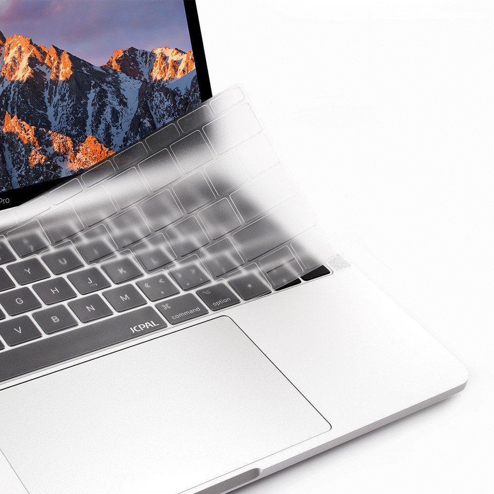 Miếng lót phủ bàn phím macbook trong suốt JCPAL Fitskin TPU cho Macbook