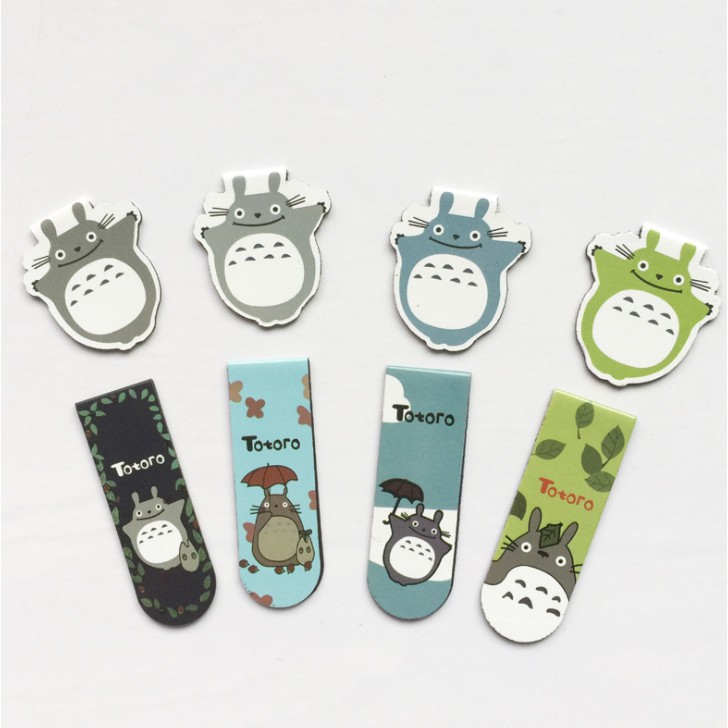 Bộ 2 đánh dấu sách bookmark Totoro &amp; Friends nam châm