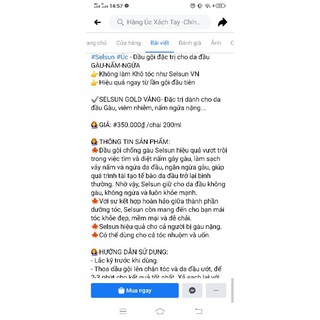 Dầu gội cho da đầu gàu nặng