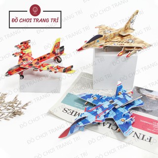 Mô hình 3d giấy tự lắp ráp - mô hình máy bay quân sự