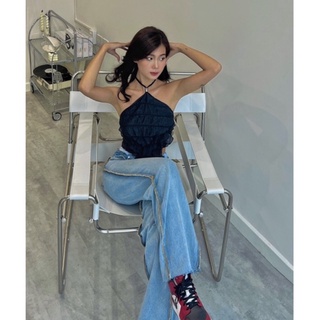 Quần jeans vắt sổ