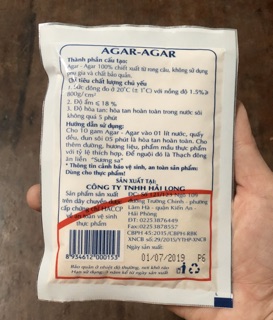 BỘT RAU CÂU AGAR (25g-50g)