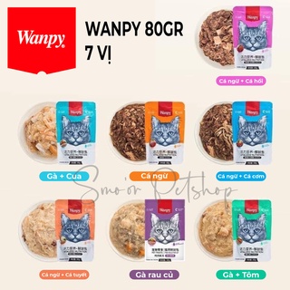 Pate Wanpy cho mèo gói 80gr - Pate cho mèo mọi lứa tuổi