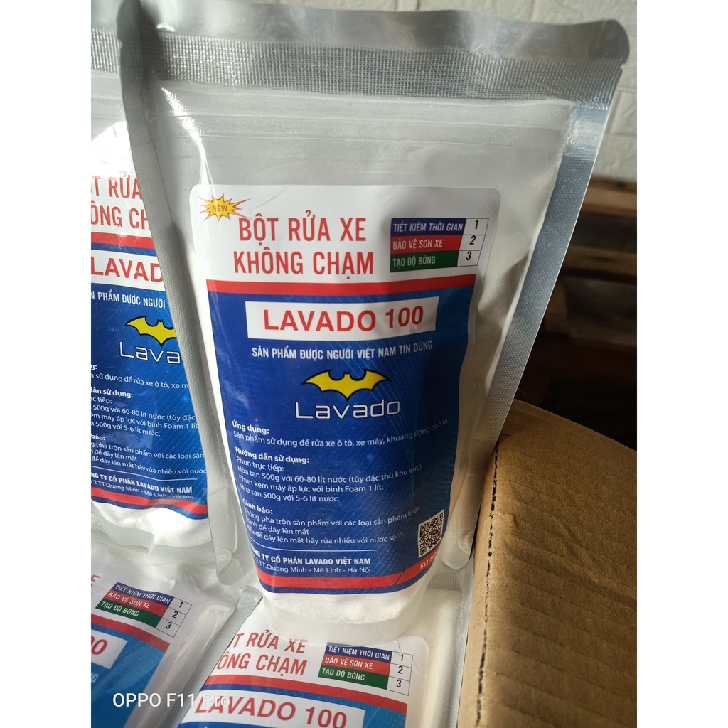 Bột rửa xe không chạm lavado 500g siêu sạch