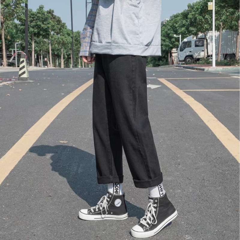 Quần Jean nam, Quần Jeans baggy đen full ống suông, rộng, hottrend 2021-XX MENS FASHION! | BigBuy360 - bigbuy360.vn