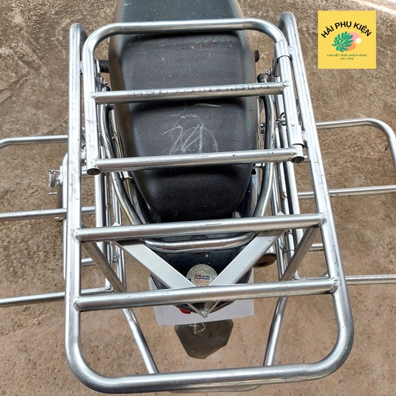 Giá trở hàng xe máy , Baga chở hàng xe máy đa năng ống tuýp D21 siêu bền