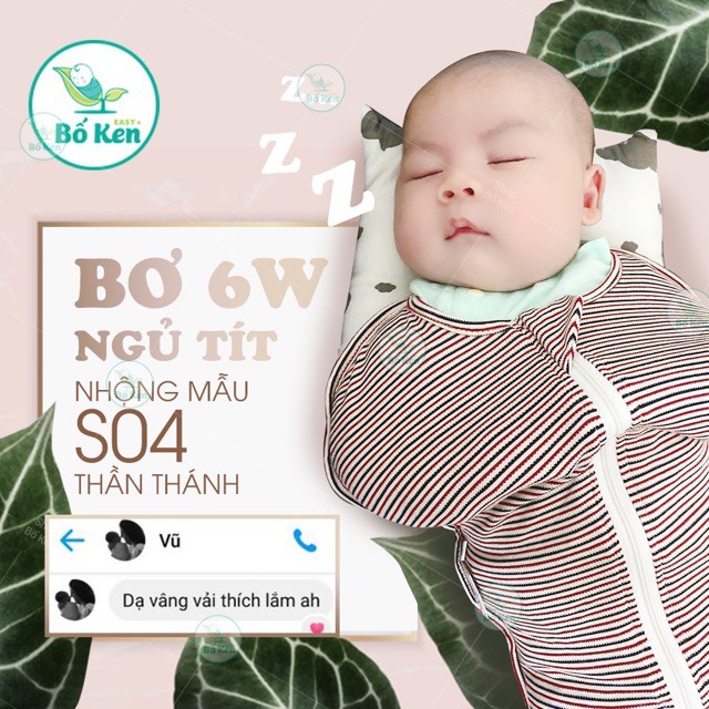 Quấn Nhộng chũn giúp bé ngủ ngon, sâu giấc 𝑭𝑹𝑬𝑬𝑺𝑯𝑰𝑷 Túi ngủ cho bé từ 2 tháng tới 12 tháng