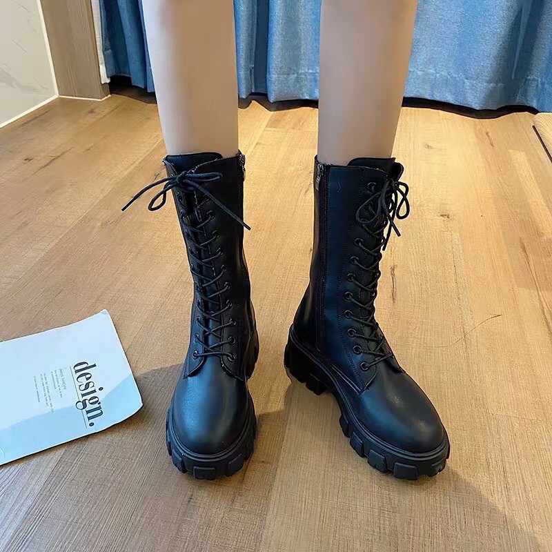 (Order) Boots lửng đế đinh phối khoá cạnh (ảnh thật ở cuối) - A6 | BigBuy360 - bigbuy360.vn