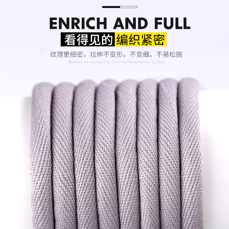 1 Cặp Dây Buộc Giày Bốt Martin Hình Tròn Màu Cầu Vồng Chất Lượng Cao