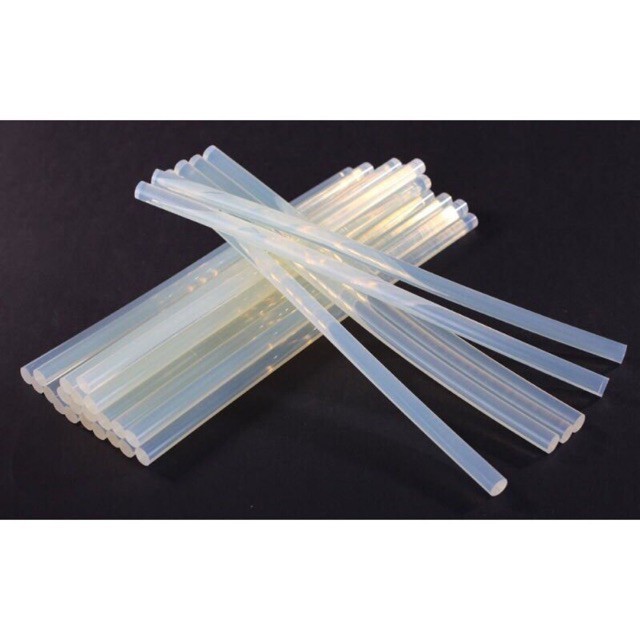10 cây keo nến loại 250x7mm dùng cho máy bắn keo