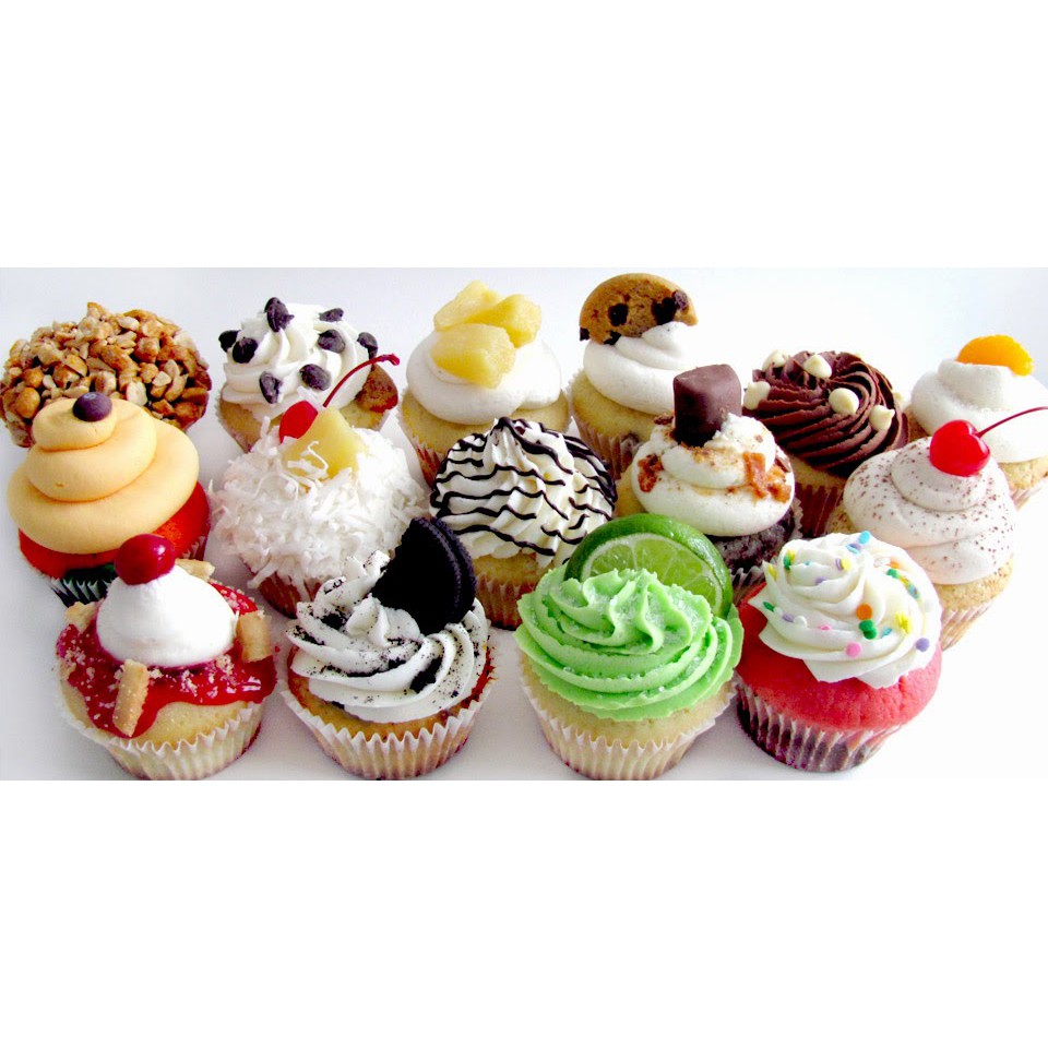 Khuôn Cupcake chống dính 12 ô mini