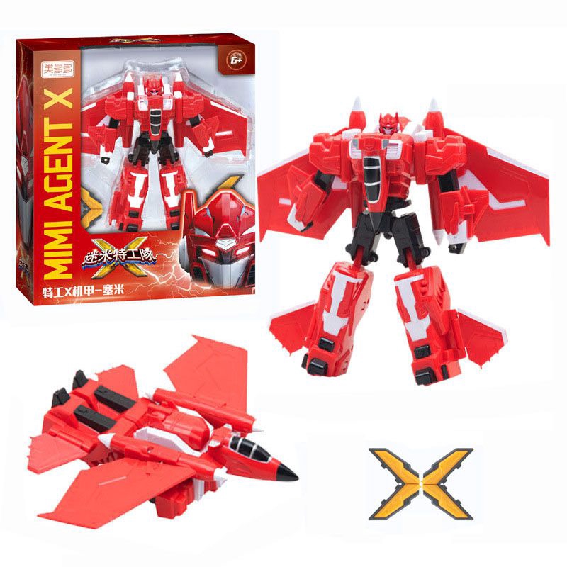 Mô Hình Đồ Chơi Xe Hơi Biến Hình Lucybot Lucy Bot Ranger Miniforce X 5 Kiểu