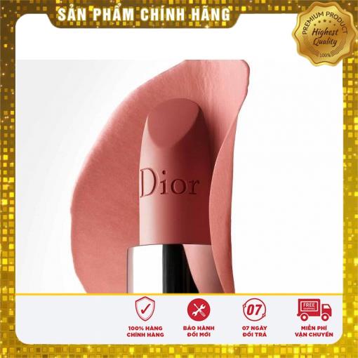 Son Dior 100 màu Hồng Nude Look Velvet (Unbox)