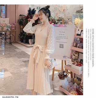 Váy Len Cho Con Ti Thương Hiệu Gao Gao Chất Lượng Cao Cấp Thoải Mái
