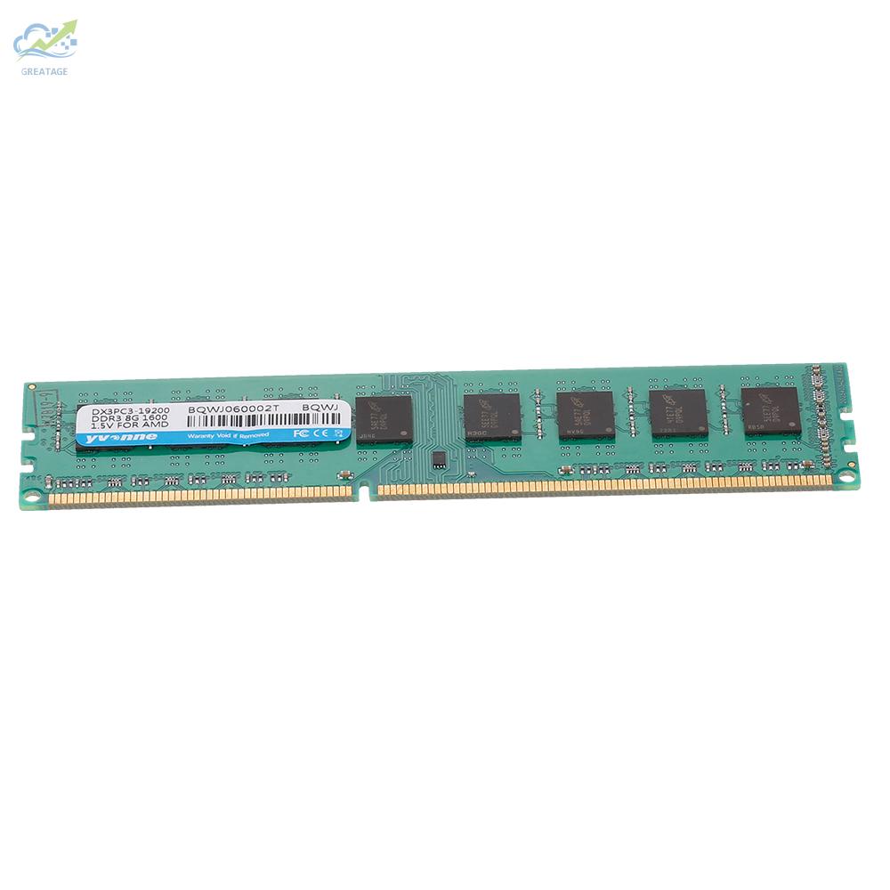 AMD Bộ Nhớ Máy Tính 240pin Yvonne Ddr3 Pc 8gb 1600mhz 1.5v | BigBuy360 - bigbuy360.vn