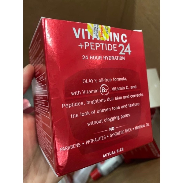 Olay Vitamin C + Peptide 24 của Mỹ hộp 48g