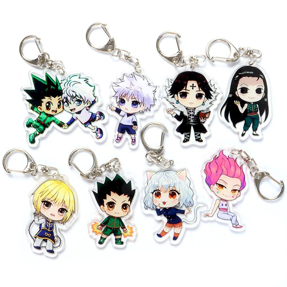 Móc Khóa Hai Mặt Bằng Acrylic Hình Nhân Vật Anime Dễ Thương