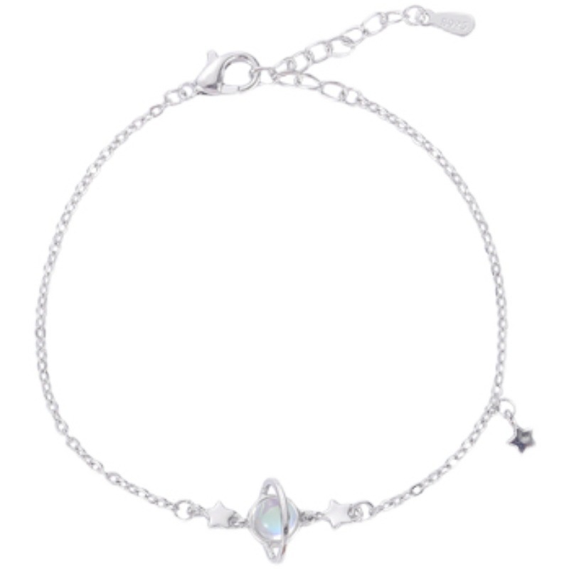 Vòng Tay Hành Tinh Đá Mặt Trăng Đơn Giản Cá Tính Phong Cách Hàn Quốc Cho Nữ