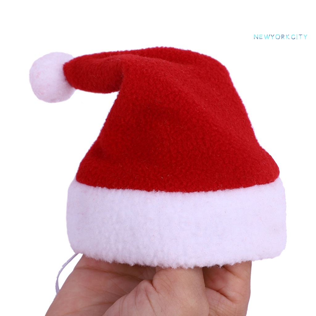 Mũ Đội Giáng Sinh Bằng Nhung Dễ Thương Xinh Xắn Dành Cho Thú Cưng