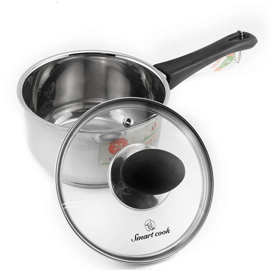 Quánh Inox Cao Cấp Smartcook SM 6989 Size 14Cm (Mẫu Elmich EL 6989 Cũ) - Bảo Hành Chính Hãng 2 Năm