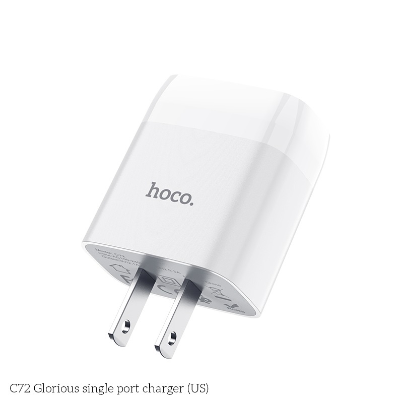 Bộ Cốc sạc nhanh Hoco C72 2.1A