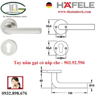 Tay nắm gạt có nắp che - 903.92.596