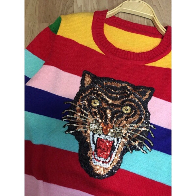 Áo len kẻ siêu xinh