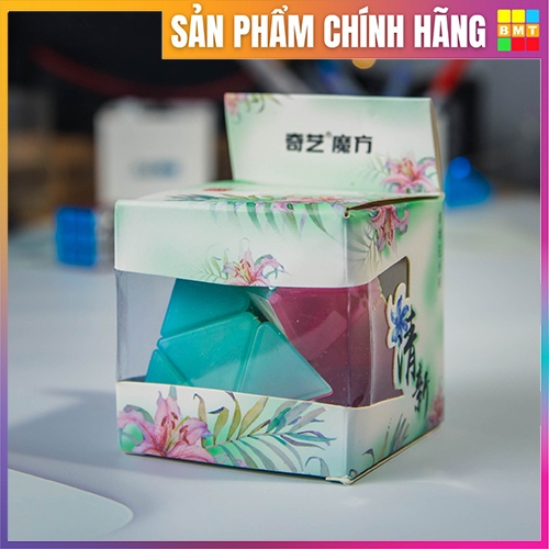 Rubik Biến Thể Pyraminx Qiyi Yelly Tam Giác, trang trí bàn học, RUBIK BMT, đồ chơi thông minh cho bé