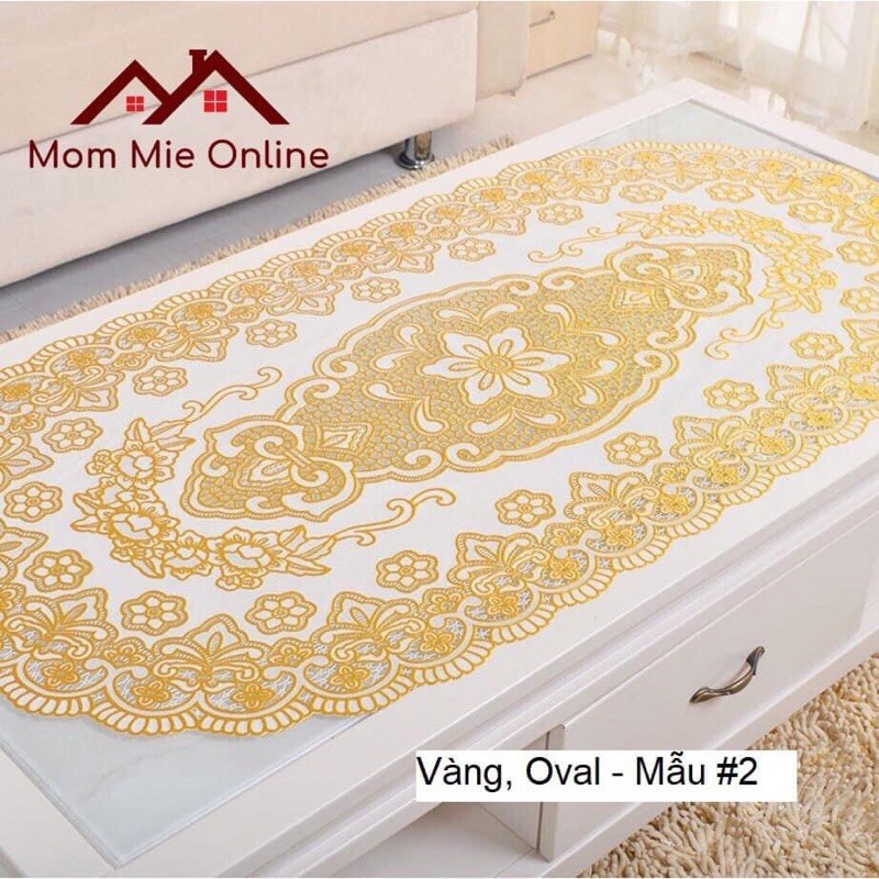 Khăn trải bàn hình hoạ tiết châu âu siêu sang( kt:50*120cm)